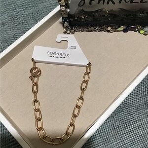 2 SUGARFIX Gold Tone Necklaces.Very Nice For That Special Outfit.Brand New.🤩🍁